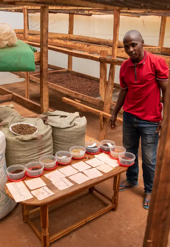 Joel Kaburu coffee farm