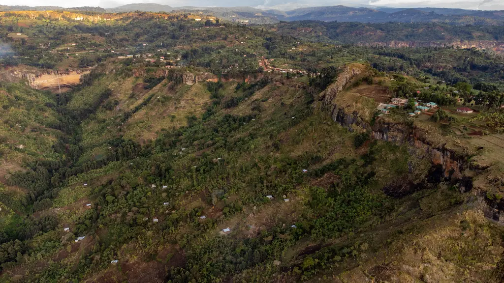 Sipi Village on the slopes of Mount Elgon