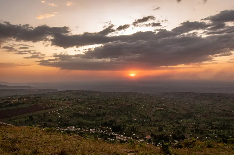 Sunset on Mount Elgon
