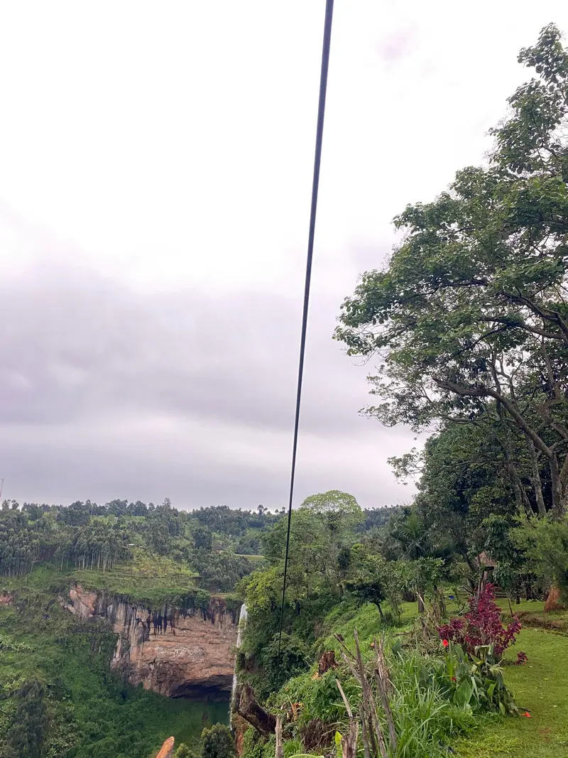 Zip line the sipi falls