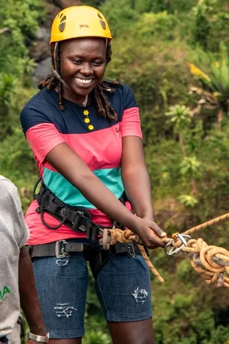 abseiling sipi falls experience the adrenaline and enjoy the wonderful experience