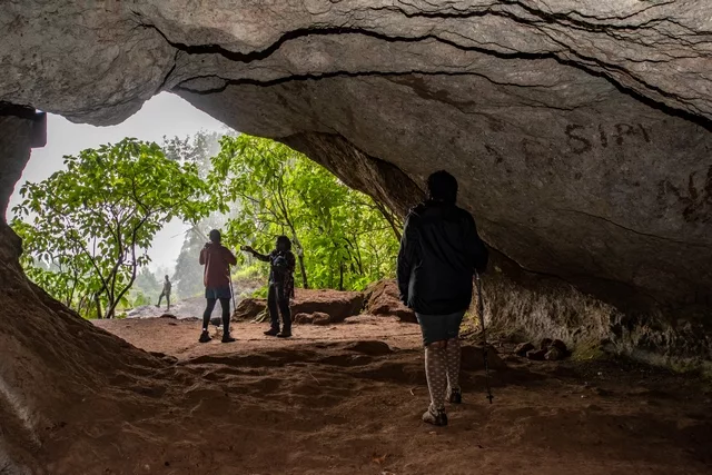cave exploring in sipi